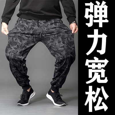 新款男士短裤迷彩中裤工装裤子休闲男裤潮流潮牌夏季港风宽松裤子