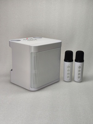 YS203KTV家庭套装音箱带话筒一体机KD203双麦克风蓝牙唱K歌音响