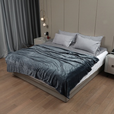 法兰绒毛毯珊瑚绒毯子礼品现货空调毯秋冬季办公室午睡毯沙发盖毯