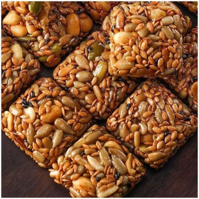 亚麻籽核桃酥无加蔗糖手工糕点传统酥脆休闲零食木糖醇