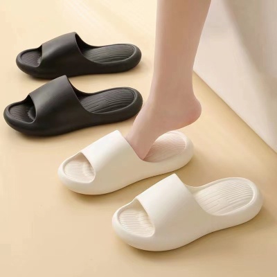 生活高级情侣凉拖鞋男居家室内夏季浴室厚底踩屎感面包鞋酒店浴室