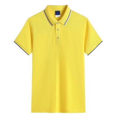 精梳赛络纺棉广告衫T恤男工厂夏翻领短袖印花POLO衫工作服体恤衫