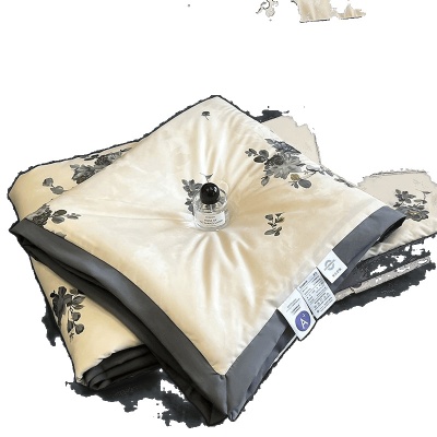 夏季A类轻奢空调被四件套可机洗夏天水洗棉薄款单双人凉感薄被子