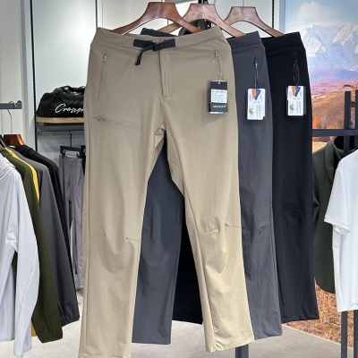 鸟同款!线下1K+夏季户外篙端轻薄压胶耐磨弹力速干工装休闲裤男潮