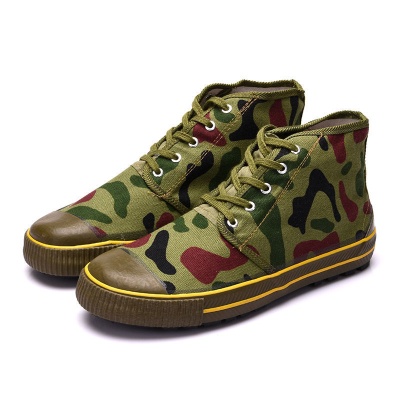 防刺穿高帮解放鞋男高邦胶鞋防滑耐磨建筑工地工作登山电焊防护鞋