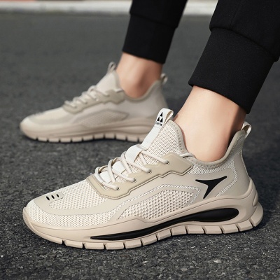 男鞋大码新款夏季透气网面户外运动休闲网鞋男士工作黑色劳保潮鞋