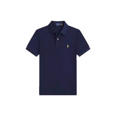 新款夏季RL外贸polo衫男士短袖T恤翻领小马标刺绣跨境休闲装