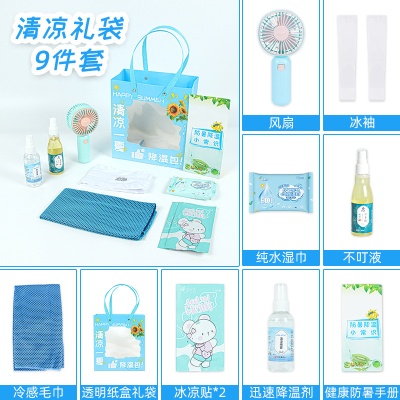 防暑降温大礼包高温慰问用品套装清凉夏季礼盒袋企业福利团购