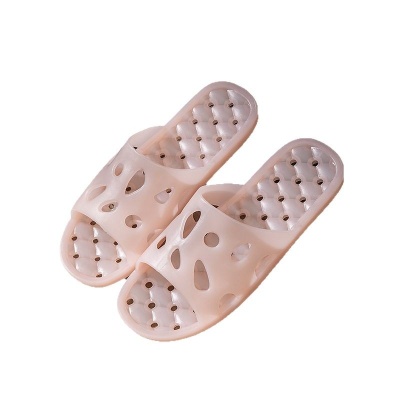 浴室防滑拖鞋男女款夏季家居室内按摩底静音镂空厕所漏水洗澡凉鞋