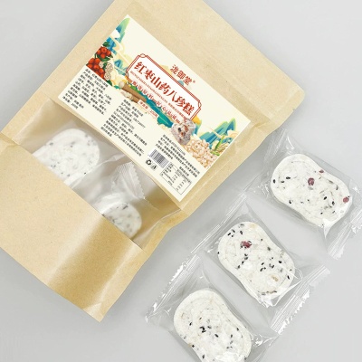 红枣山药八珍糕无蔗糖代餐饱腹传统中式糕点心茯苓芡实糕即食早餐