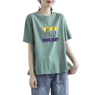 2025夏季新款妈妈上衣服大码宽松短袖t恤女装外穿内搭早春打底衫