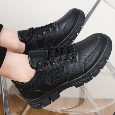 跨境大码男鞋2025新款春夏透气网面男鞋青年休闲登山鞋大码男鞋