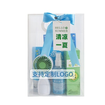 夏日防暑降温包套装礼品公司送员工福利夏季清凉礼盒实用伴手礼猫
