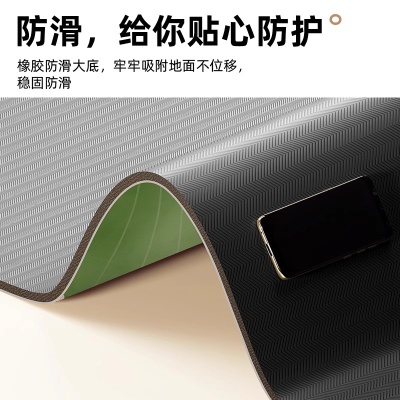 卫生间门口吸水地垫芭蕉叶硅藻泥浴室地垫淋浴房洗手台速干防滑垫