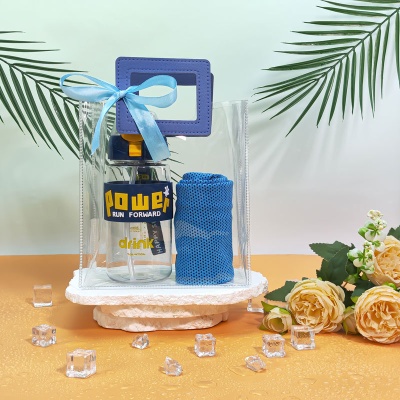 清凉夏日伴手礼袋防暑降温礼品套装实用小礼品轻奢毕业礼物猫