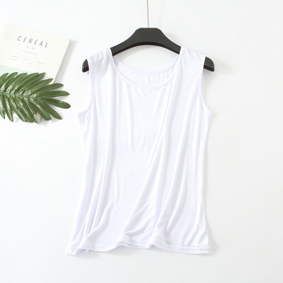 新款韩版加肥加大码莫代尔吊带背心胖MM200斤宽松无袖打底衫女装