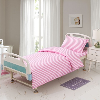 医院诊所床单被套枕套三件套养老院病房护理医院床笠床上用品批发