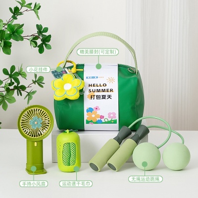 夏日防暑降温大礼包套装员工入职伴手礼实用礼品公司送客户礼品