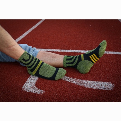 男式运动户外运动袜男袜毛巾跑步徒步袜加厚军训学生登山袜子