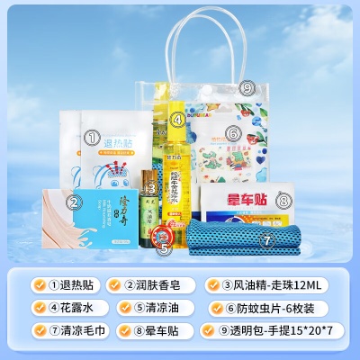 趣行防暑防护套装夏季清凉降温员工福利高温慰问劳保日用礼品FS19