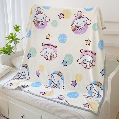 三丽鸥牛奶绒毛毯卡通儿童小毯子午睡毯沙发盖毯办公室毯子批发