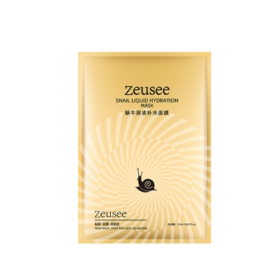 蜗牛原液补水面膜滋润保湿嫩肤蚕丝面膜润肤护肤品厂家批发代发