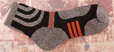 男式运动户外运动袜男袜毛巾跑步徒步袜加厚军训学生登山袜子