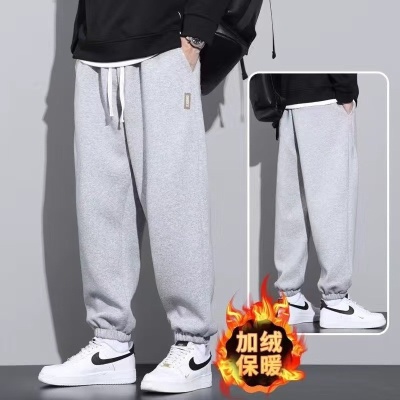 厂家直销休闲裤男士弹力束脚卫裤春夏季薄款宽松大码百搭运动裤子