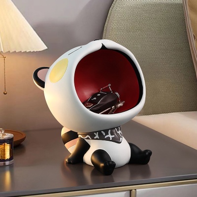 卡通可爱大嘴桌面摆件玄关钥匙收纳入户客厅家居装饰乔迁新居礼物