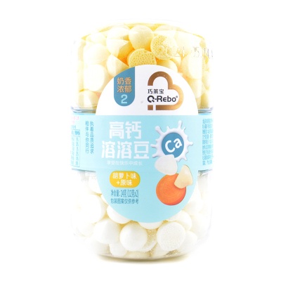 巧莱宝溶豆24克 双拼高钙溶溶豆多口味溶豆豆酸奶味+水果味小零食