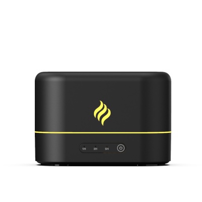 2024新款创意炮台七彩裂纹香薰机家用桌面小型超声波吐烟圈加湿器