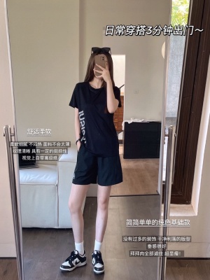 IN黑科技3.0运动套装女夏季透气跑步户外短袖短裤休闲两件套