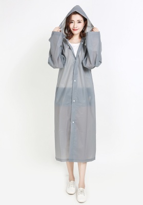 男女款EVA非一次性透明成人雨衣户外骑行电动车雨披斗篷厂家批发