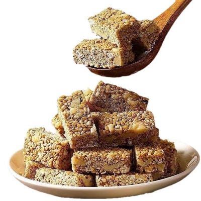 亚麻籽核桃酥木糖醇亚麻籽酥芝麻坚果酥混合饱腹代餐休闲零食糕点