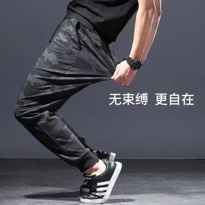 新款男士短裤迷彩中裤工装裤子休闲男裤潮流潮牌夏季港风宽松裤子