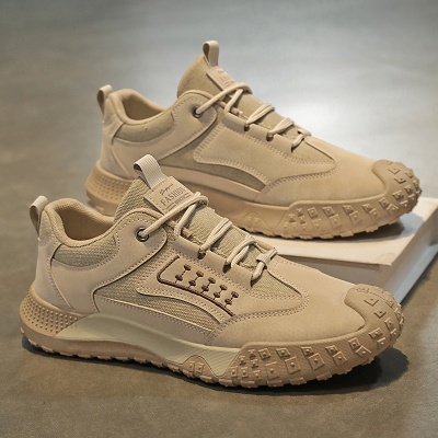 男鞋夏季新款透气劳保鞋子男士防滑耐磨工地上班运动休闲登山鞋男