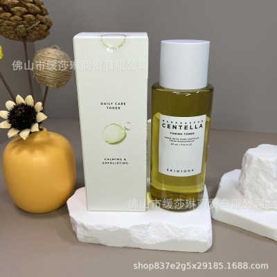 跨境SKIN1004积雪草益生菌玫瑰盐焕白茶树透明质新品爽肤水210ml