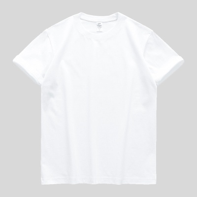 重磅230g纯色t恤短袖女打底衫纯白T恤精梳棉男半袖内搭宽松夏纯棉
