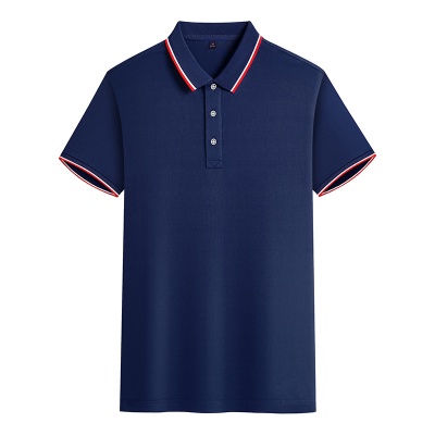 翻领短袖工作服定制纯棉polo衫工衣印logo刺绣夏季速干文化广告衫