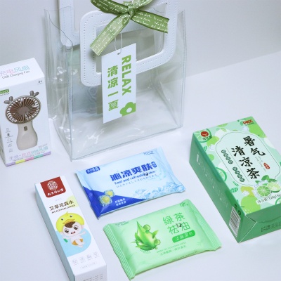 夏日送清凉伴手礼消暑礼包防暑降温礼盒高温慰问活动实用礼品套装