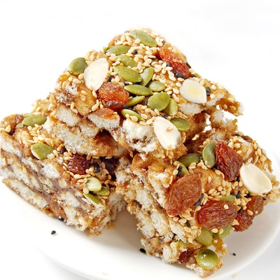 沙琪玛坚果黑糖味5斤散装整箱夜宵充饥萨琪玛办公室零食早餐糕点