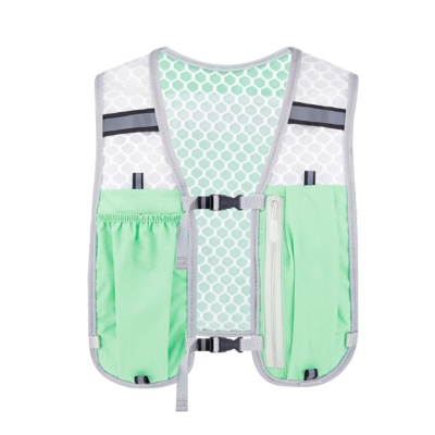 跨境新款户外运动徒步登山背包 跑步可收纳水杯手机背包水壶包