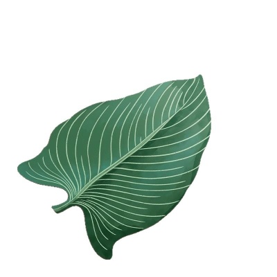 卫生间门口吸水地垫芭蕉叶硅藻泥浴室地垫淋浴房洗手台速干防滑垫