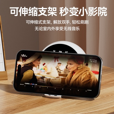 闹钟蓝牙音响学生多功能AI智能无线语音闹钟大音量家用闹铃小音箱