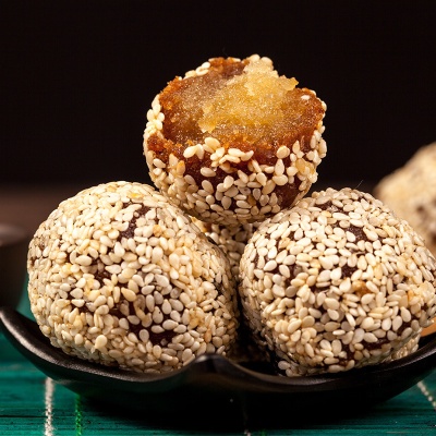 山西闻喜煮饼德祥隆500g原味黑芝麻板栗花生红豆绿豆香甜酥沙多味