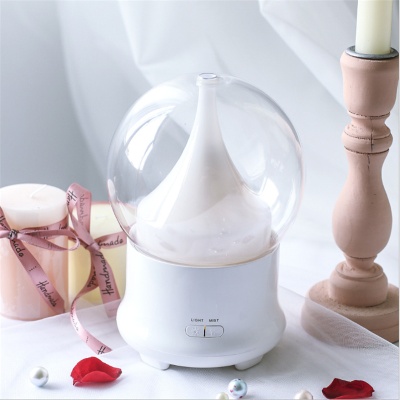 外贸爆款永生花香薰机 家用电器精油香薰夜灯 创意加湿器电子礼品