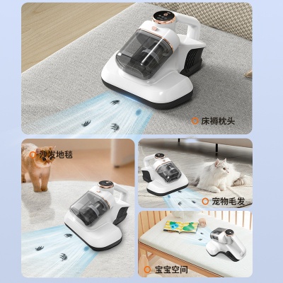 兴瓯除螨仪双杯尘桶双拍打UV紫外线除螨除菌机家用无线手持吸尘器