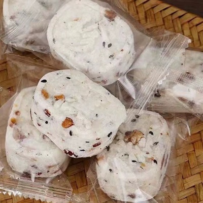 红枣山药八珍糕无蔗糖代餐饱腹传统中式糕点心茯苓芡实糕即食早餐