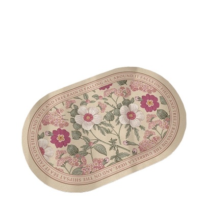 美式硅藻泥地垫浴室垫吸水脚垫厕所卫生间速干防滑进门垫地毯耐脏