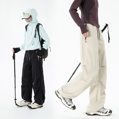 杰克传洋轻量化户外速干休闲裤男女青年美式工装弯刀裤伞兵运动裤